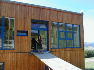 Vor dem Atelier